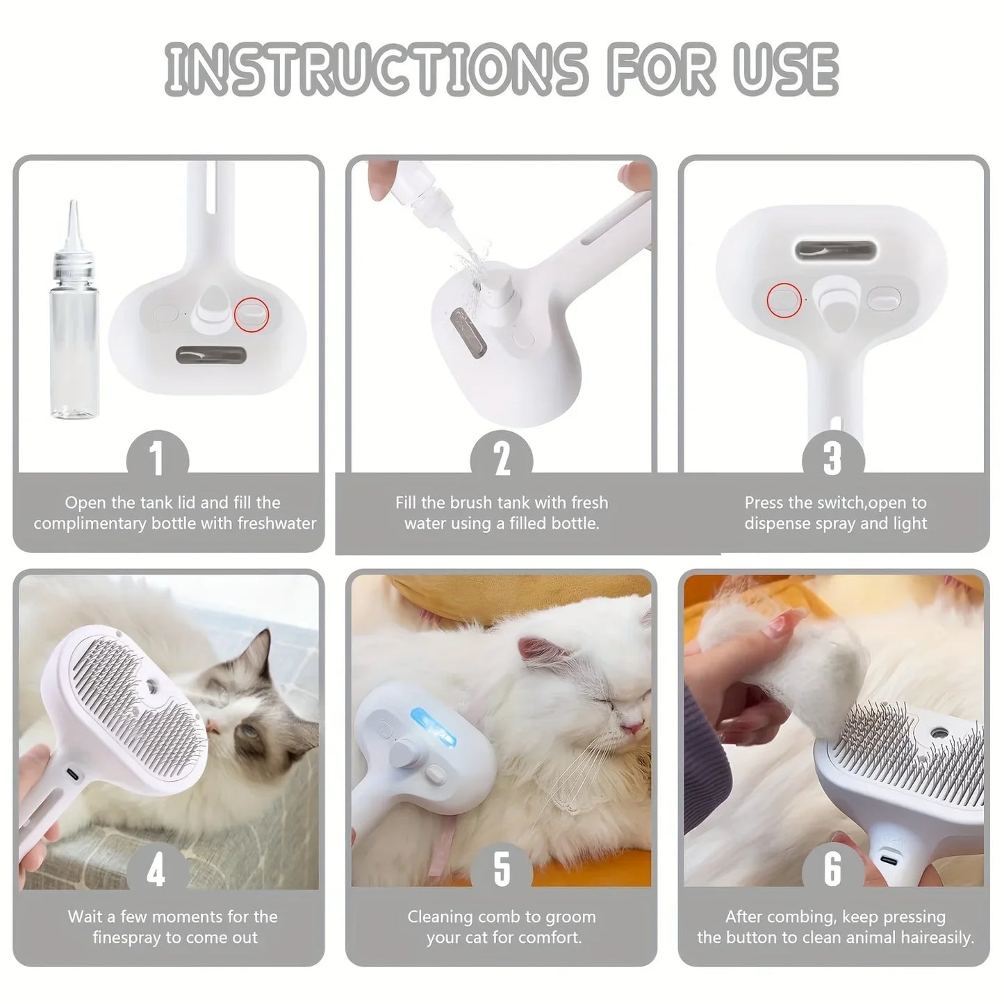 FurEase Comb – Shed Less, Cuddle More!