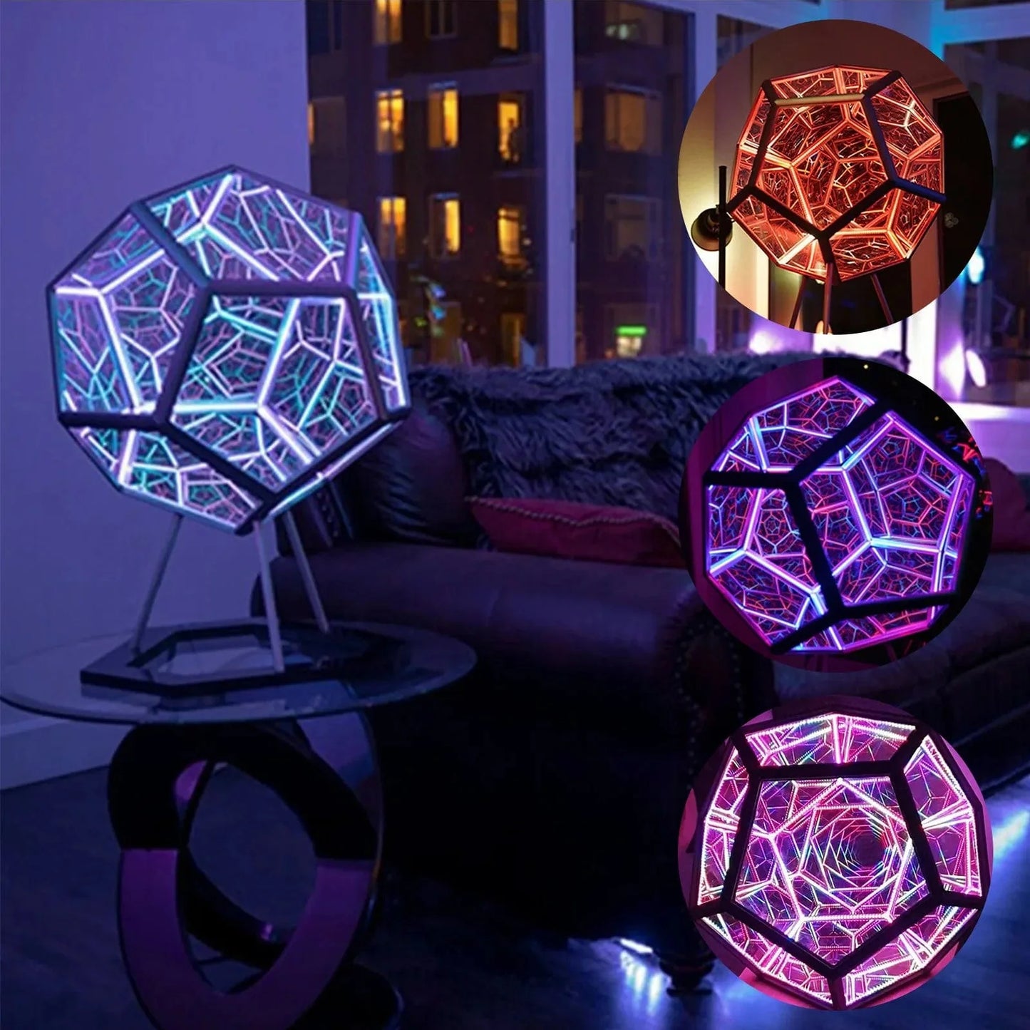 Geometric Art Infinite Color Decoration