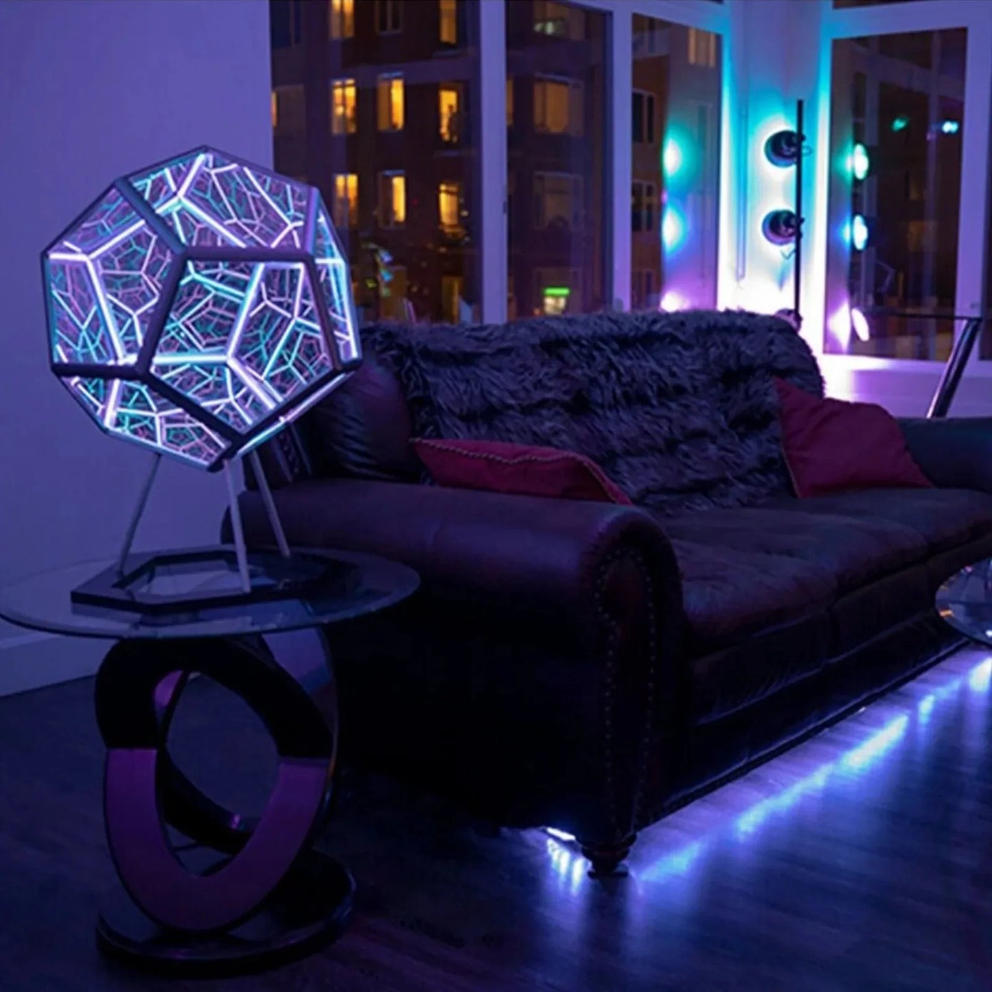 Geometric Art Infinite Color Decoration