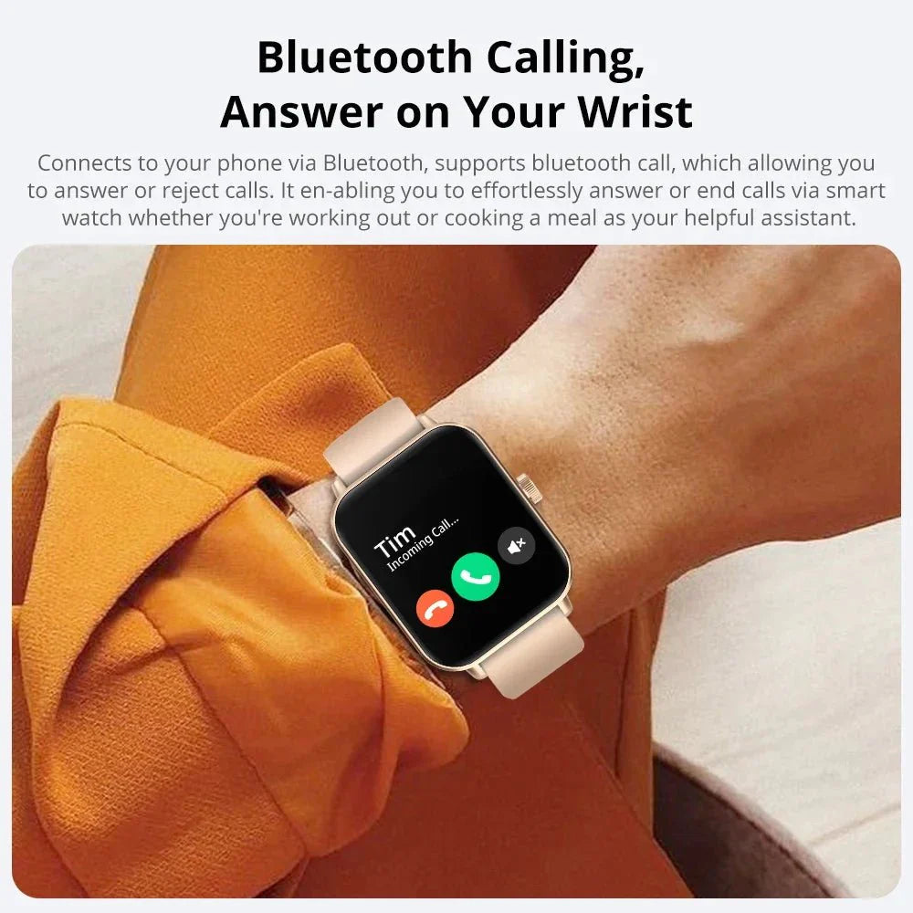 P71 Smartwatch Calls | Health | Waterproof | Alerts | Assistant