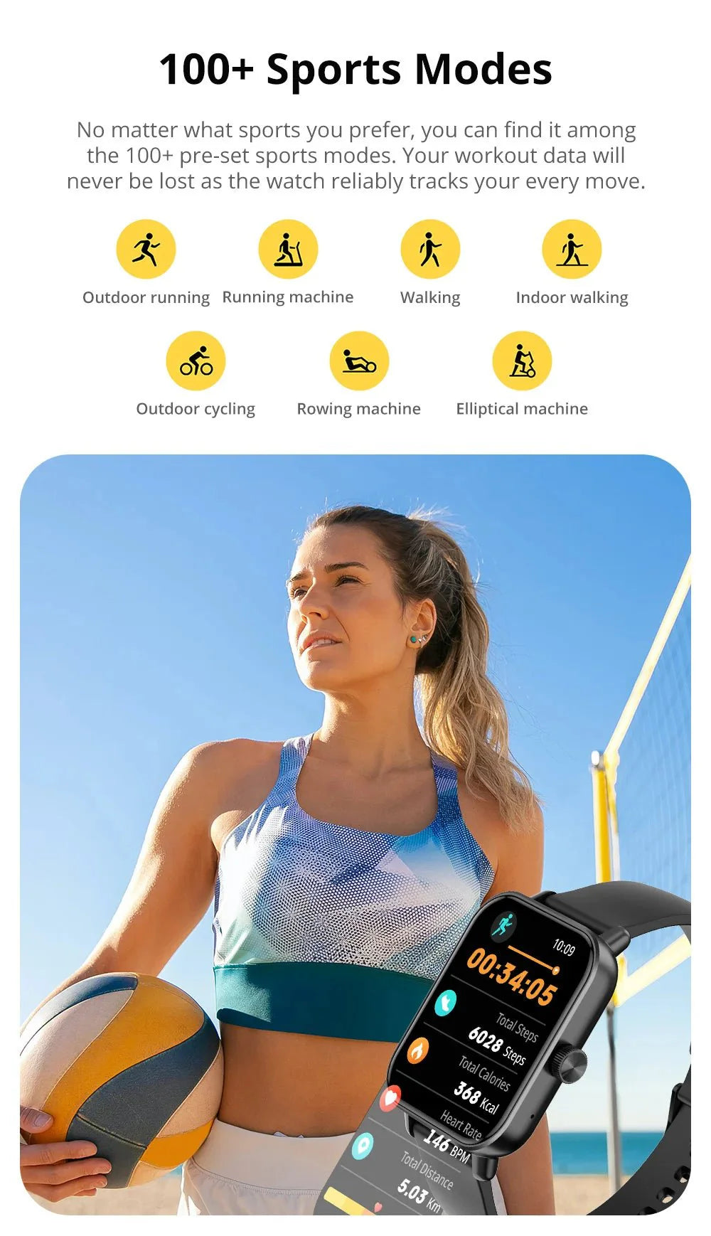 P71 Smartwatch Calls | Health | Waterproof | Alerts | Assistant