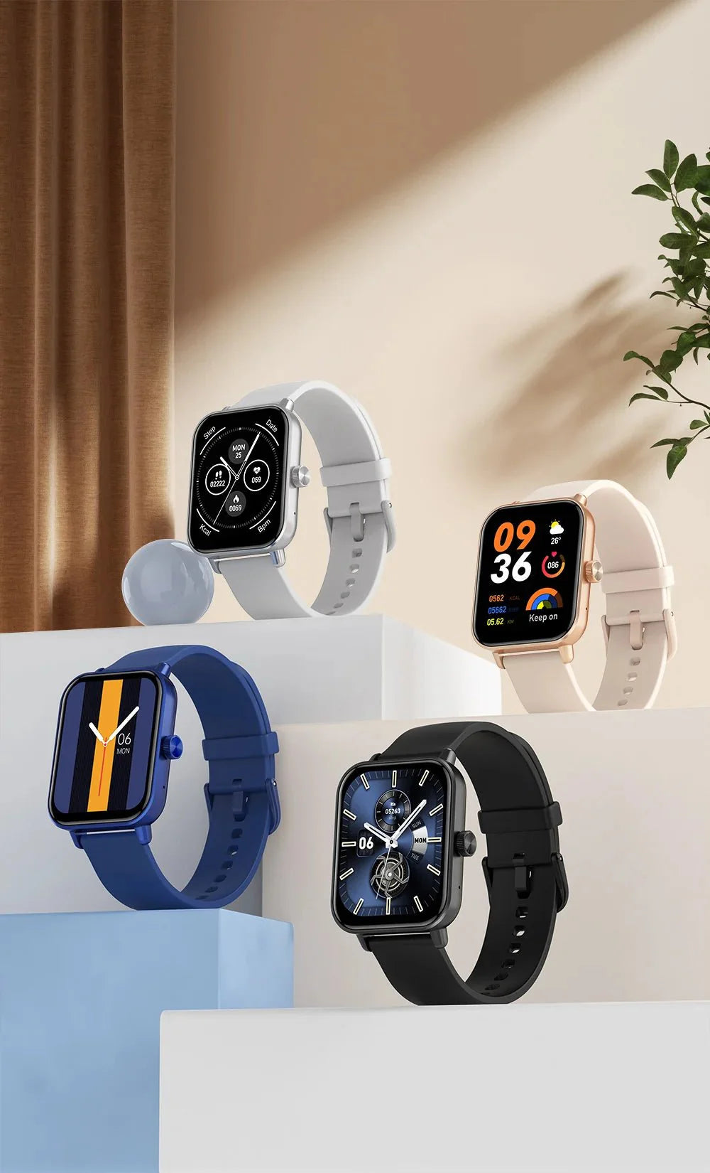 P71 Smartwatch Calls | Health | Waterproof | Alerts | Assistant