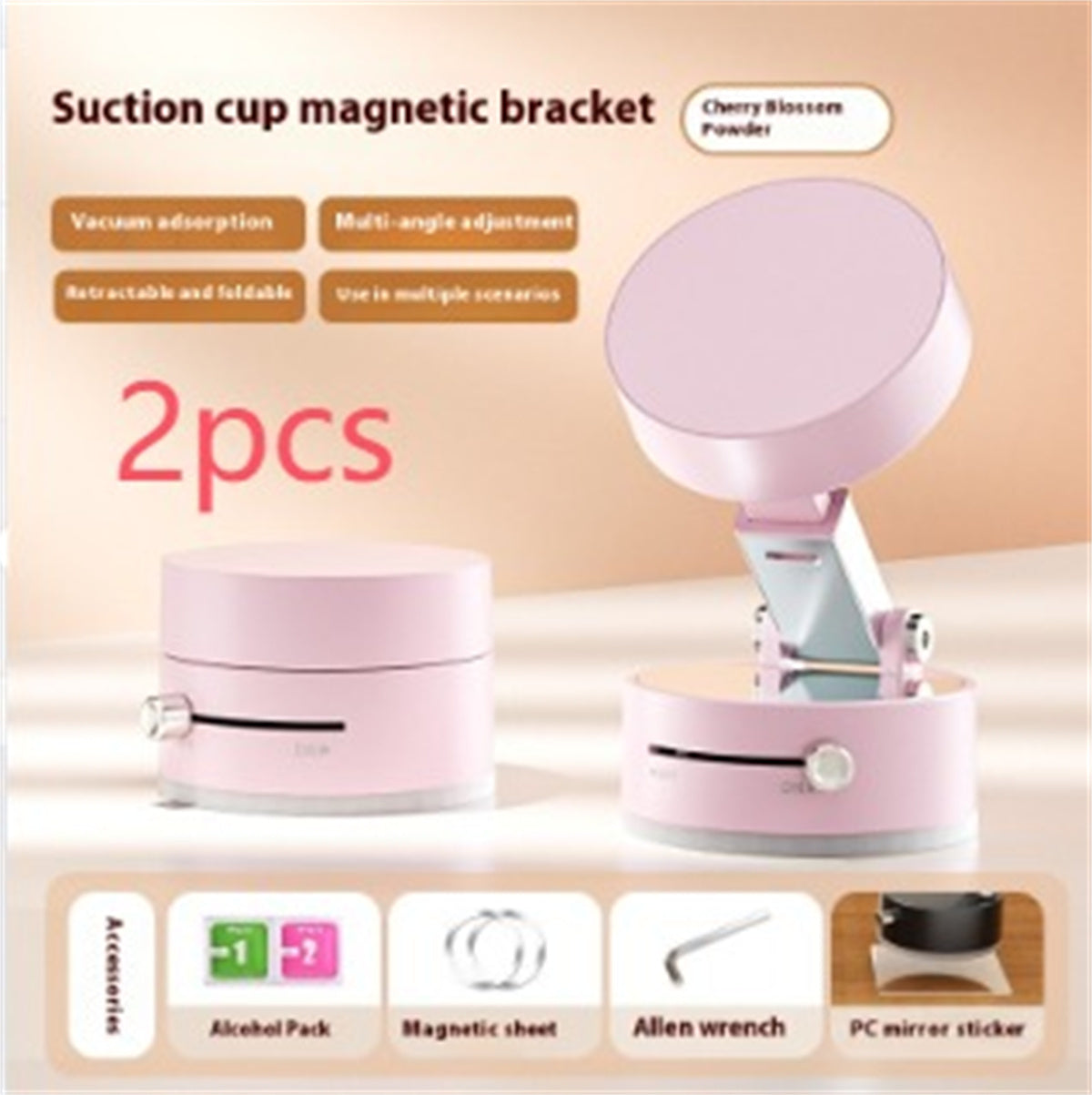 2-in-1 Magnetic Phone Mount