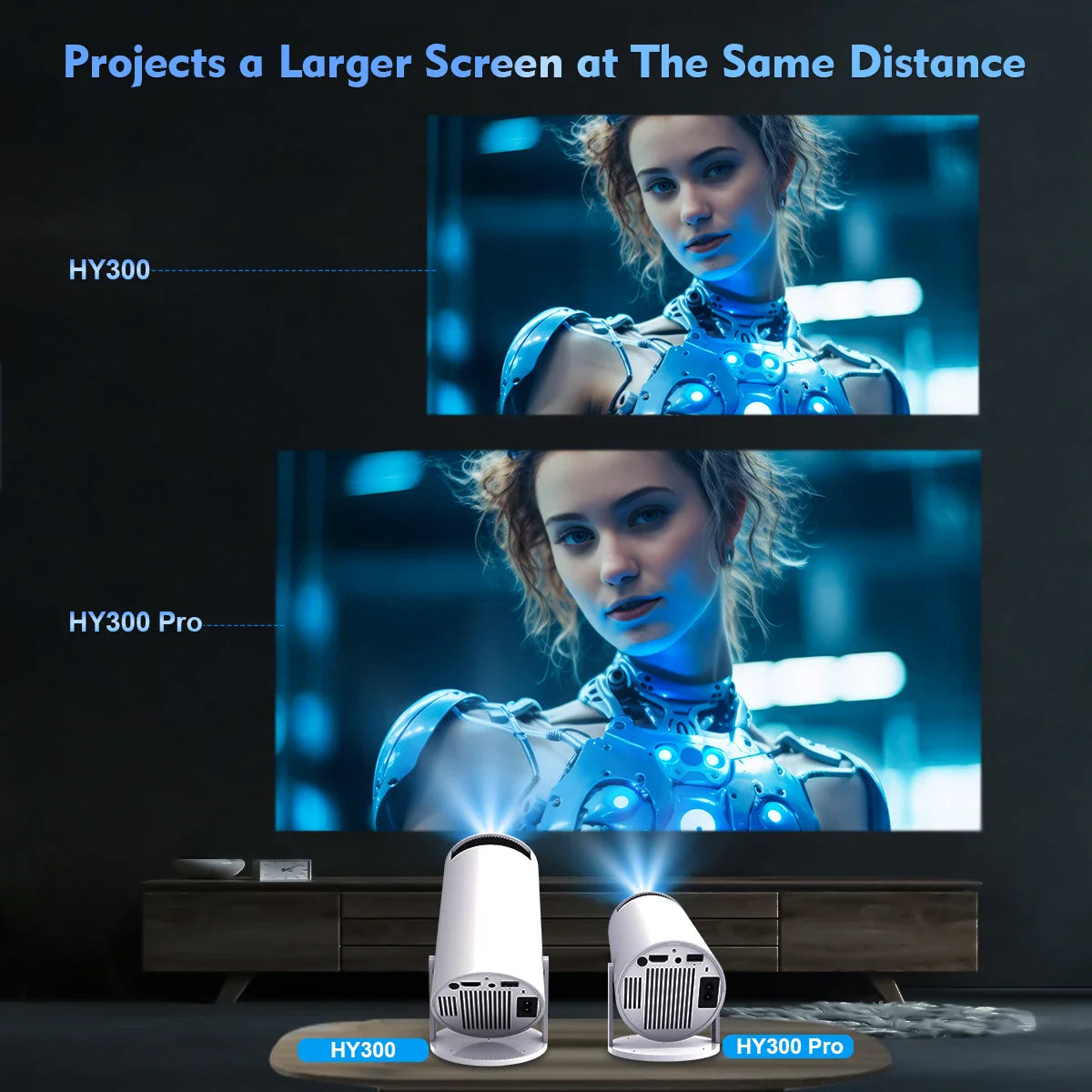 Portable Home Cinema Projector