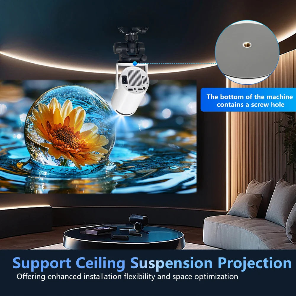 Portable Home Cinema Projector