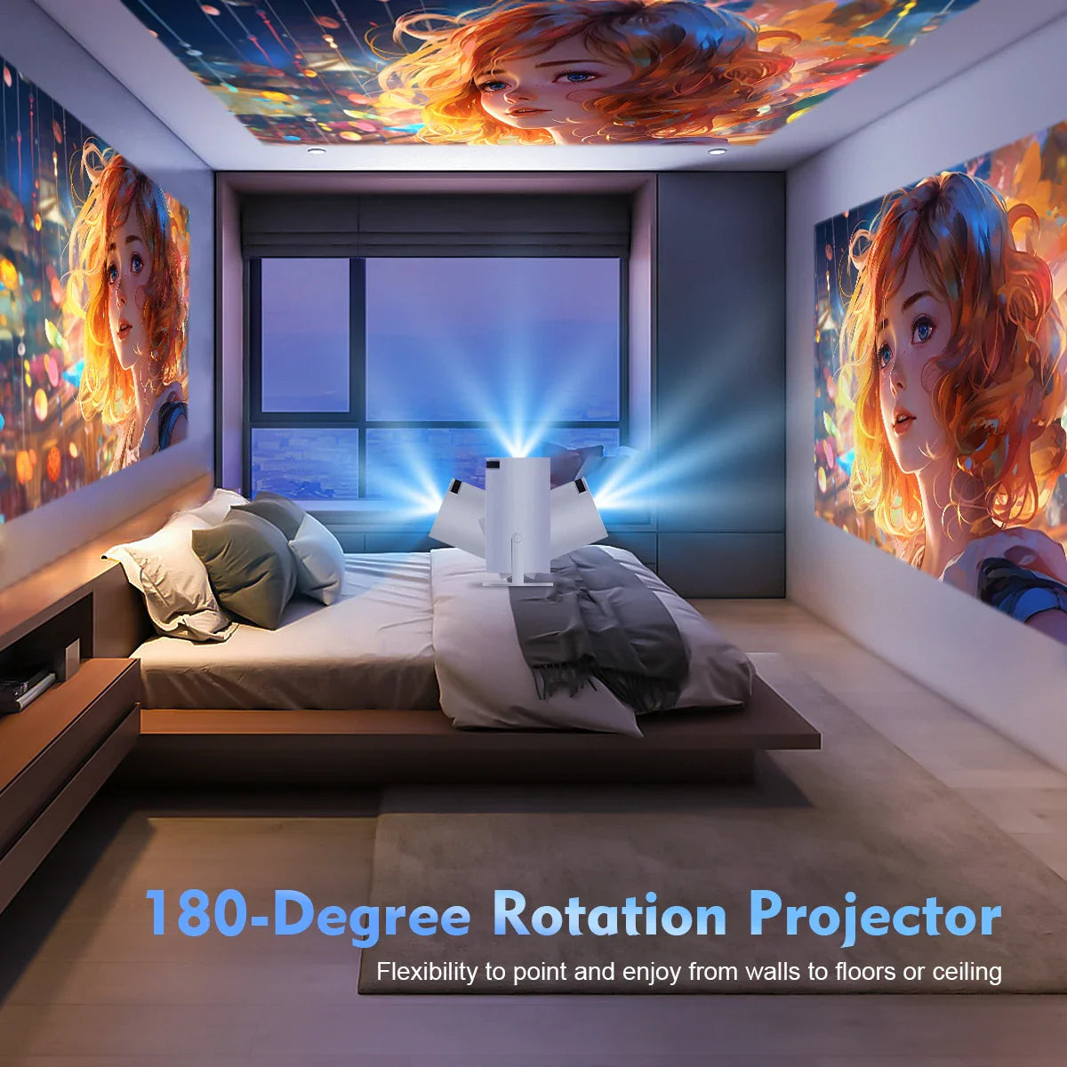 Portable Home Cinema Projector
