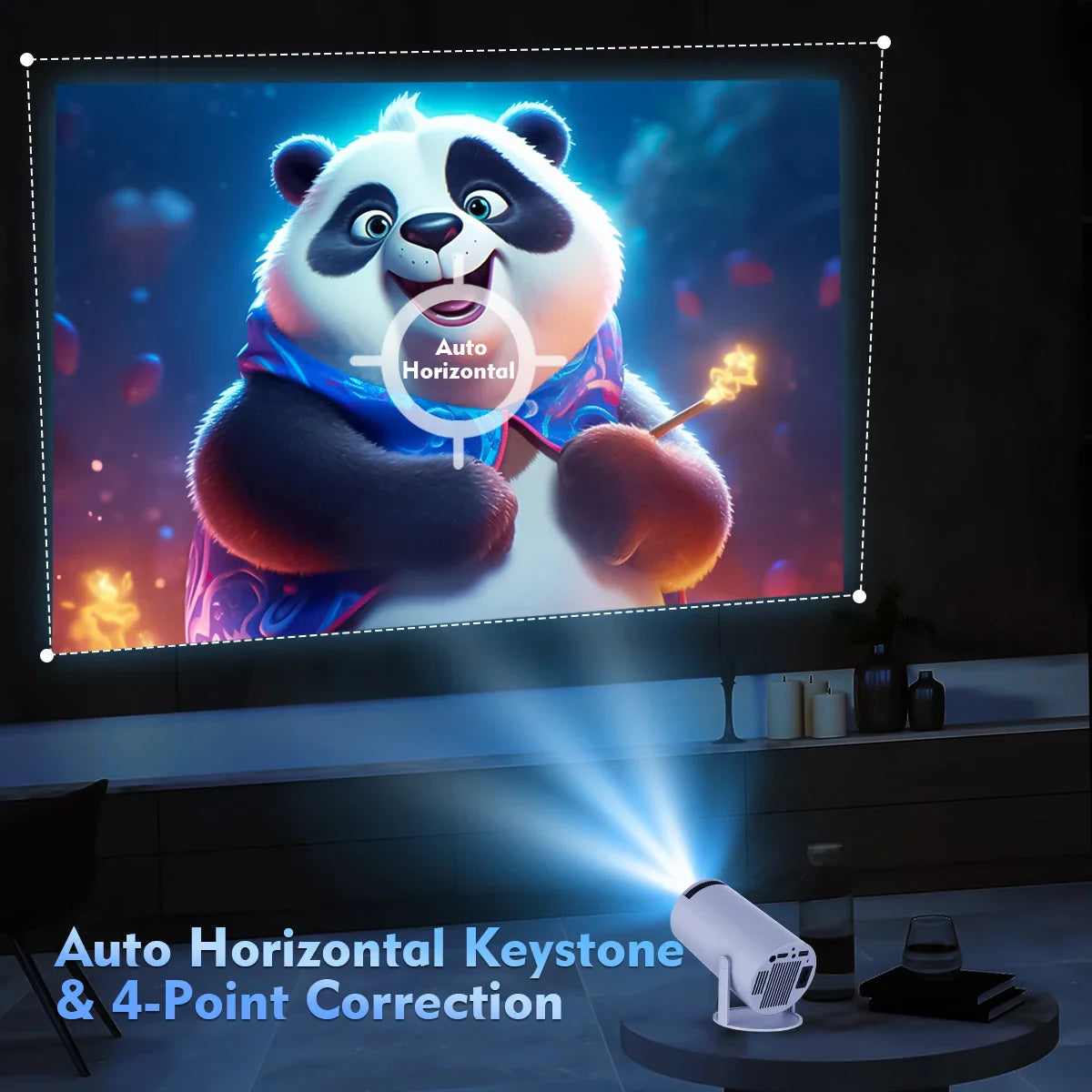 Portable Home Cinema Projector