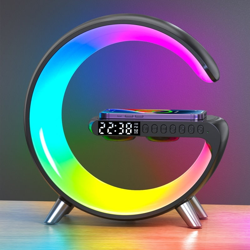 Wireless Charger & Bluetooth Speaker – Fast Charging for Home/Office